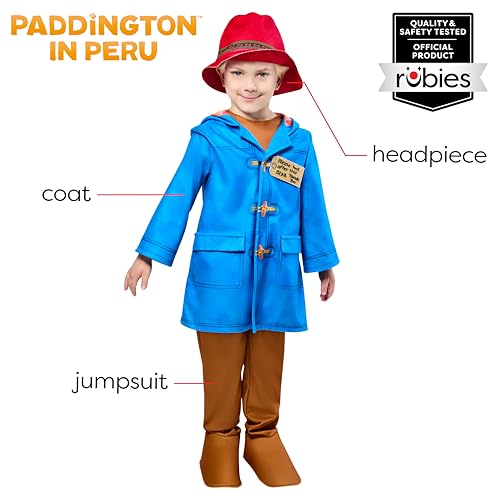Rubies Paddington Paddington Bear Costume for Toddlers Boys 4T - Image 5