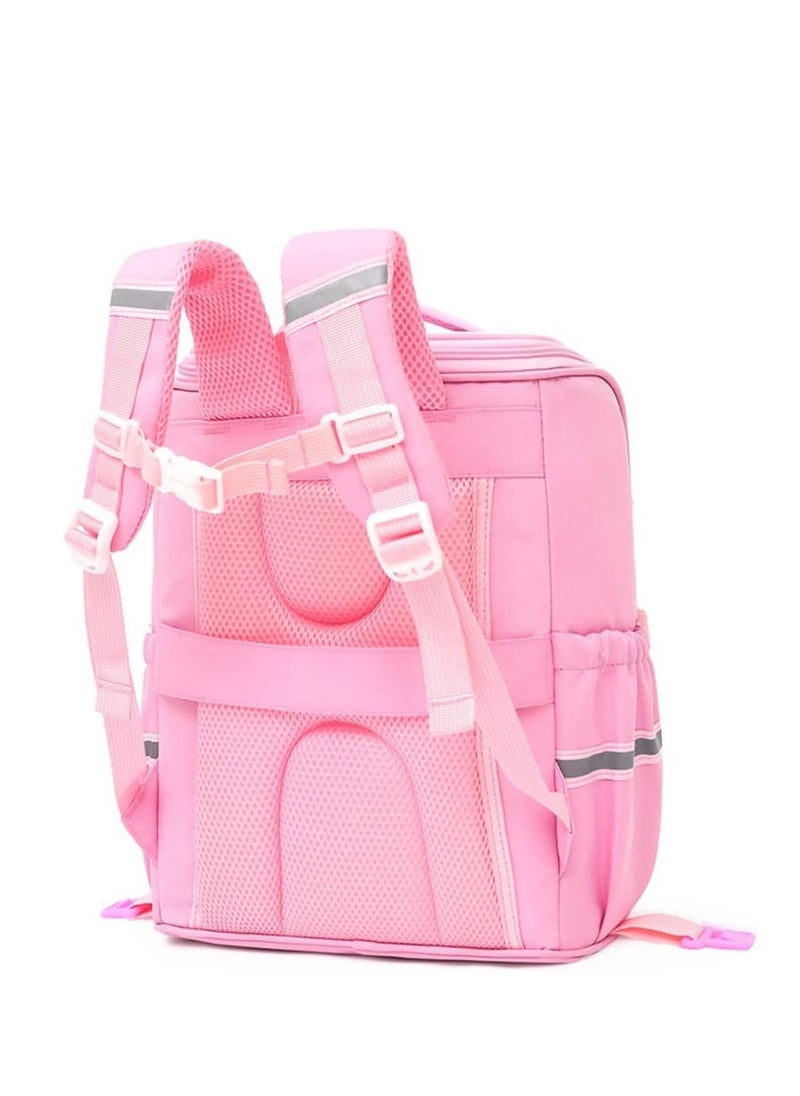 Generic - Children Trolley School Bags Large Capacity Kids' Bookbag Students Rolling Backpack Travel Wheeled Kids' Luggage Bag for Elementary Girls Schoolbag - Image 1