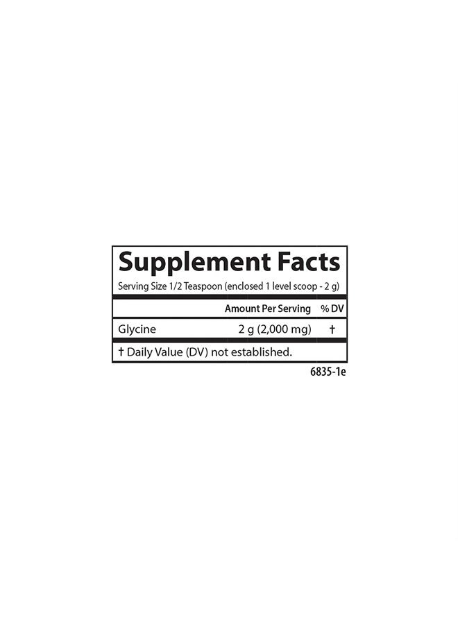 Carlson Glycine Powder, 2000 mg Glycine, Amino Acid Powder, Energy Production, Muscle Development Powder, Glycine Supplement Powder, 3.53 oz (100 g) - Image 1