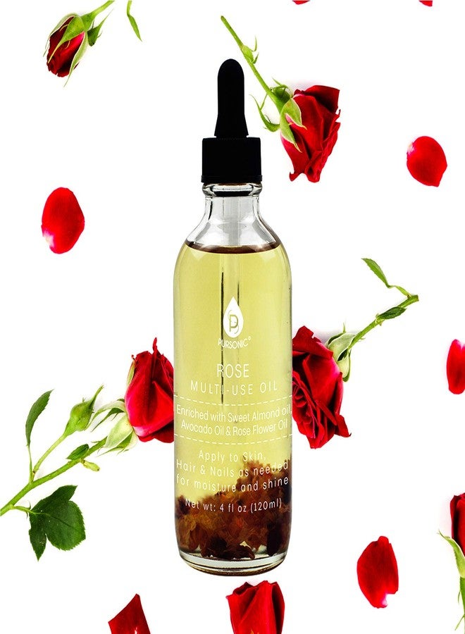 Pursonic Multi-Use Flower Body Oils (ROSE) - Image 5