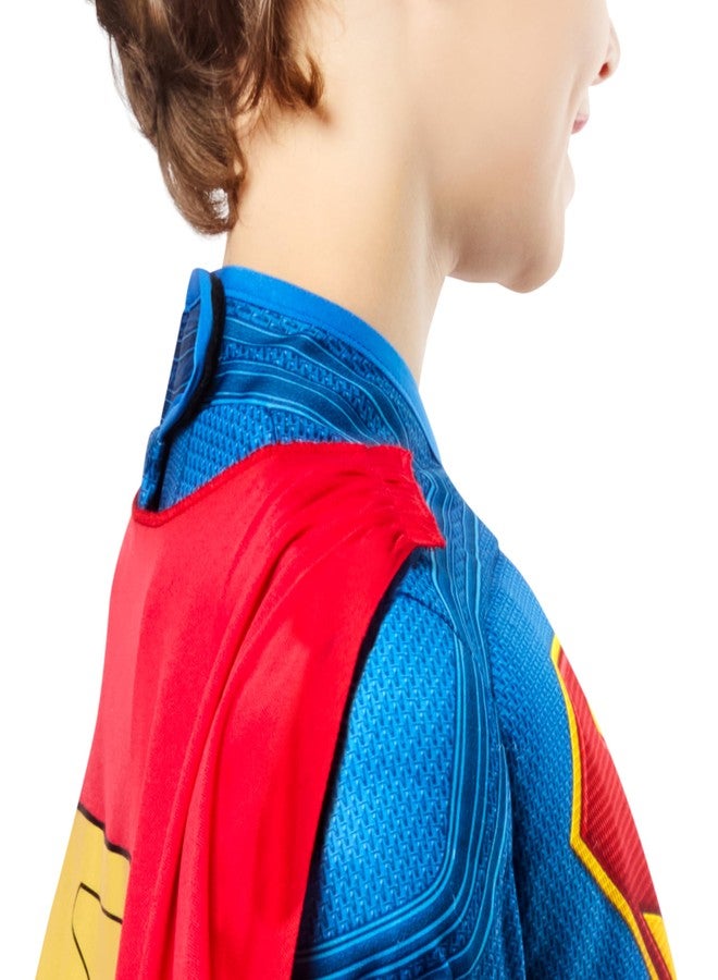 Rubies Superman Deluxe Kids Boys Costume, Jumpsuit with Shoe Covers and Cape, Small, for Superhero Dress Up, Parties and Halloween - Image 5