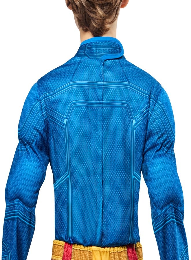 Rubies Superman Deluxe Kids Boys Costume, Jumpsuit with Shoe Covers and Cape, Small, for Superhero Dress Up, Parties and Halloween - Image 4