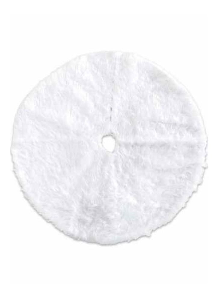 ACLIX Christmas Decoration Plush Tree Skirt Decor 90cm White 