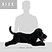 LotFancy Dog Stuffed Animal 26 inch Black Lab Plush Dog Realistic Stuffed Dog Puppy Plush Toy for Kids - Image 4