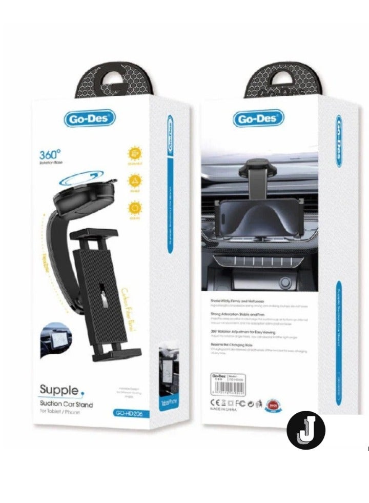 JAJEEK Flexible Arm Car Phone Holder – Suction Cup Design with Adjustable Arm for Secure Mounting - Image 4