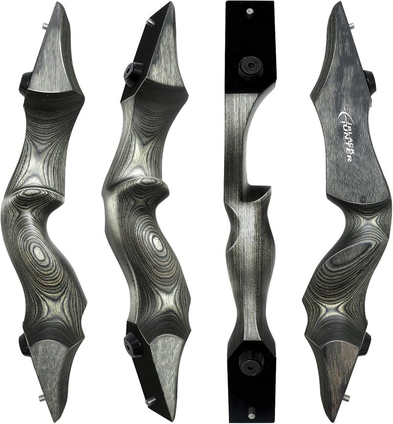 Obert Black Hunter Bow Riser for Black Hunter Recurve Bow American Longbow Adult Right Hand Hunting Wood Bow Riser - Image 1