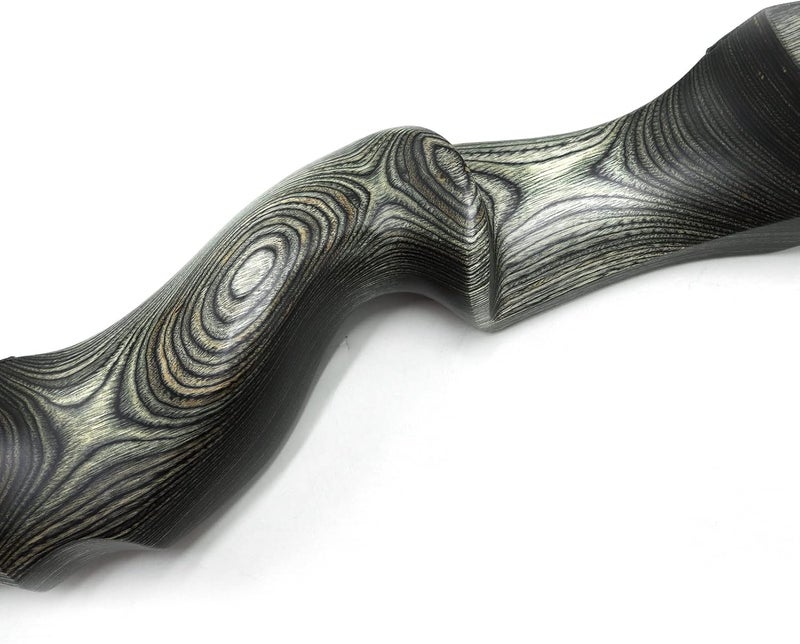 Obert Black Hunter Bow Riser for Black Hunter Recurve Bow American Longbow Adult Right Hand Hunting Wood Bow Riser - Image 3