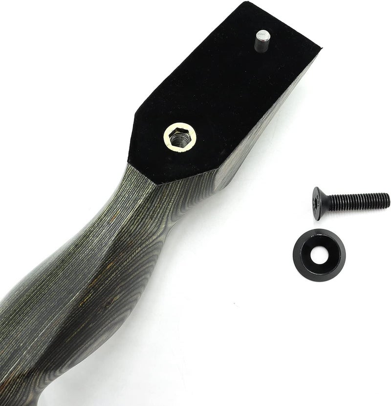 Obert Black Hunter Bow Riser for Black Hunter Recurve Bow American Longbow Adult Right Hand Hunting Wood Bow Riser - Image 4