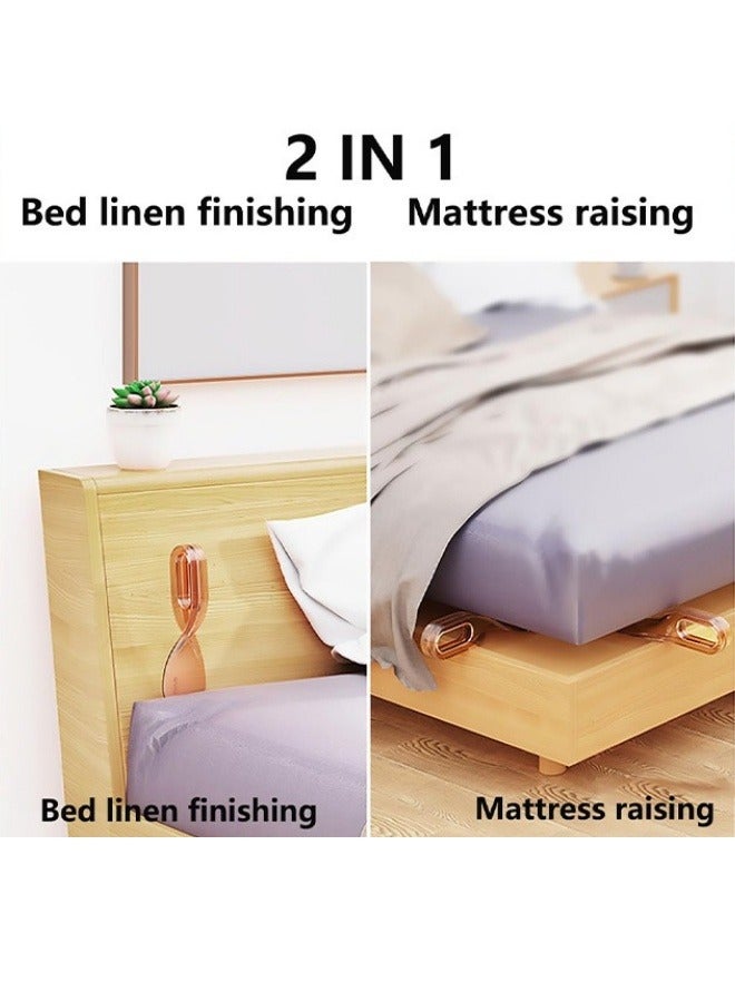 MIXDE 2-Piece Mattress Organizing And Lifting Device For Changing Sheets,Easy Lifter Mattress Riser ,Helps Lift The Mattress And Hold The Mattress Alleviating Back Pain - Image 2