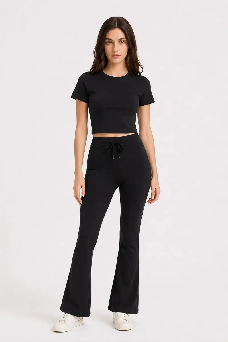 ميكسراي MIXRAY Cotton-Blend Two-Piece Coord Set