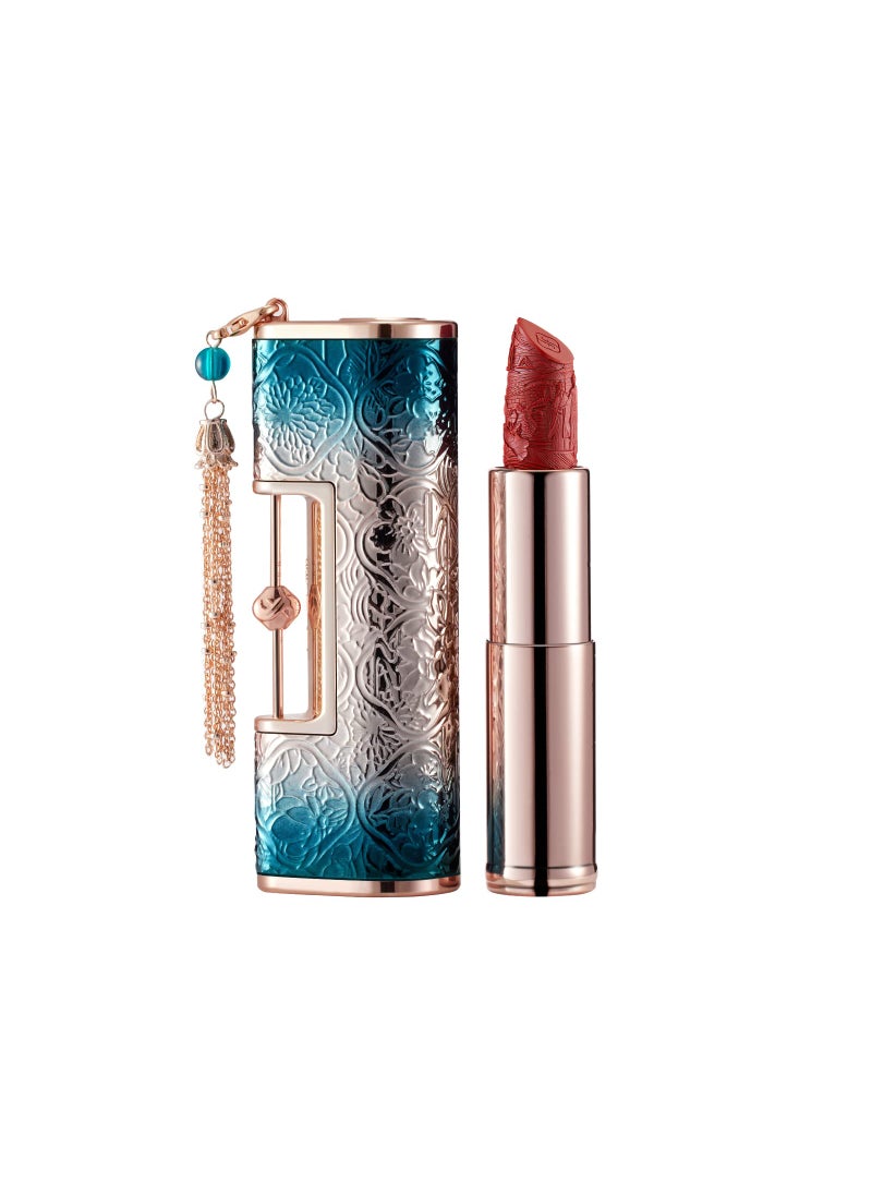 Florasis - FLORASIS Blooming Rouge Love Lock Lipstick Long-Lasting Sculpting Lipstick Misty Matte Finish Lightweight Nourishing for Everyday Use (M520 I Love You) - Image 1