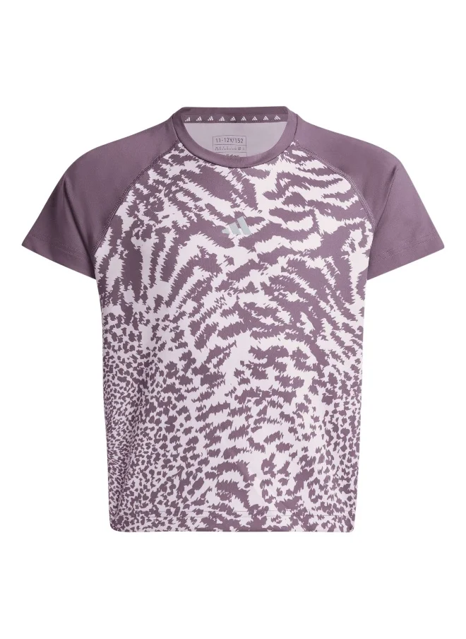 اديداس adidas Jg Pri Tee Pink Training T-Shirts 5-6Y