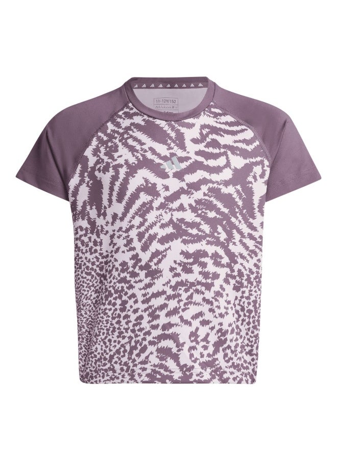 Adidas - adidas Jg Pri Tee Pink Training T-Shirts 5-6Y - Image 1