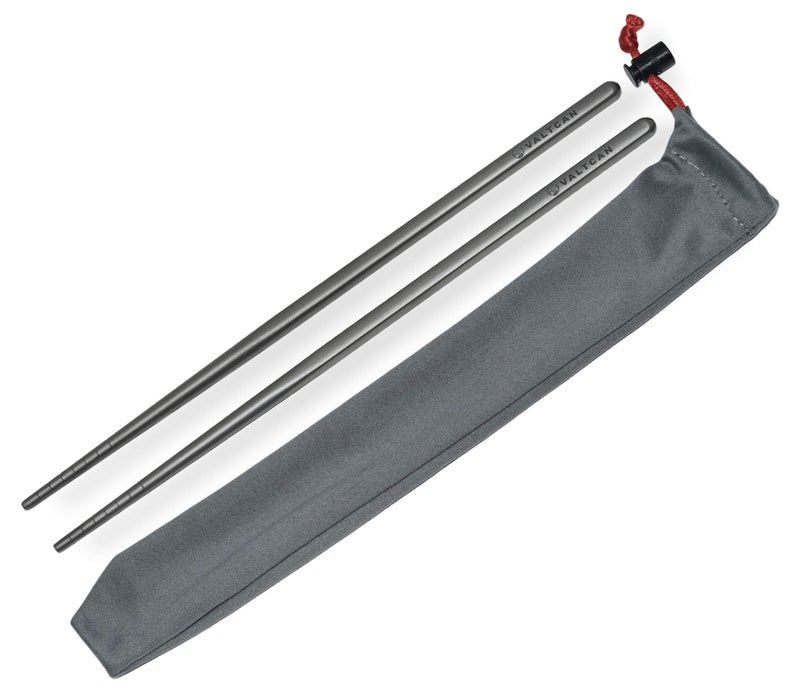 Valtcan Titanium Camping Chopsticks 9 inch 230 mm - Image 3