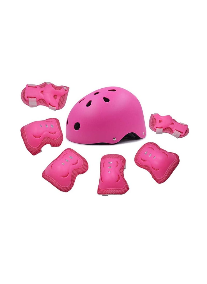 LIMOS Kids Helmet Arm Protections for Scooter and Cycling (pink set)  - Image 1