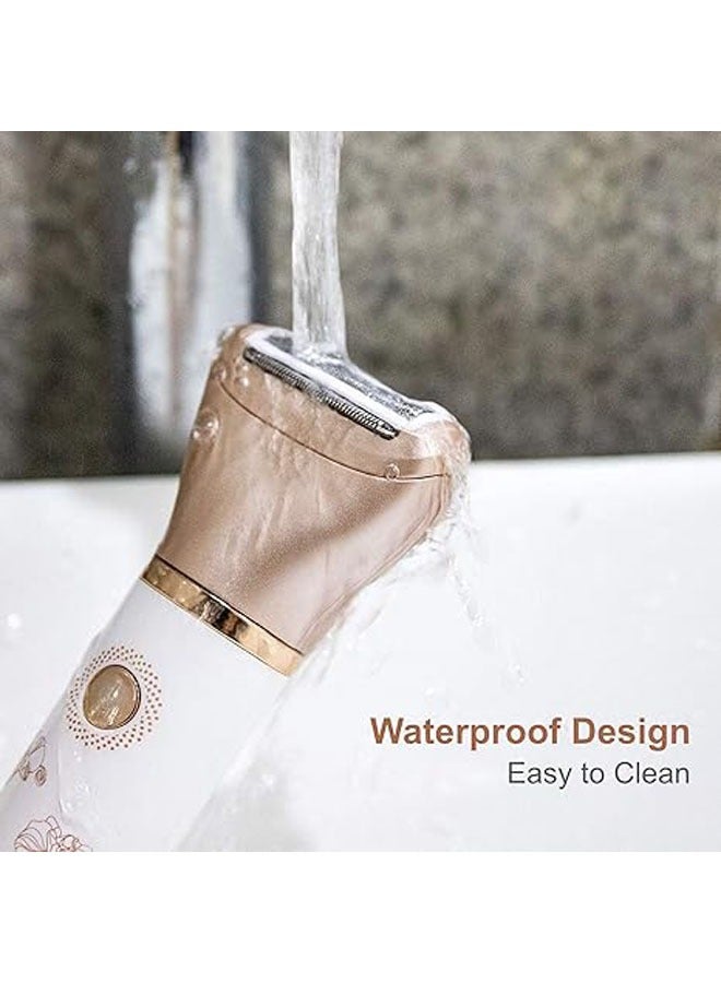 general Women's Electric Shaver – Women's Painless 2-in-1 – Face, Leg & Armpit Epilator for Wet & Dry Portable Waterproof Trimmer - Image 4