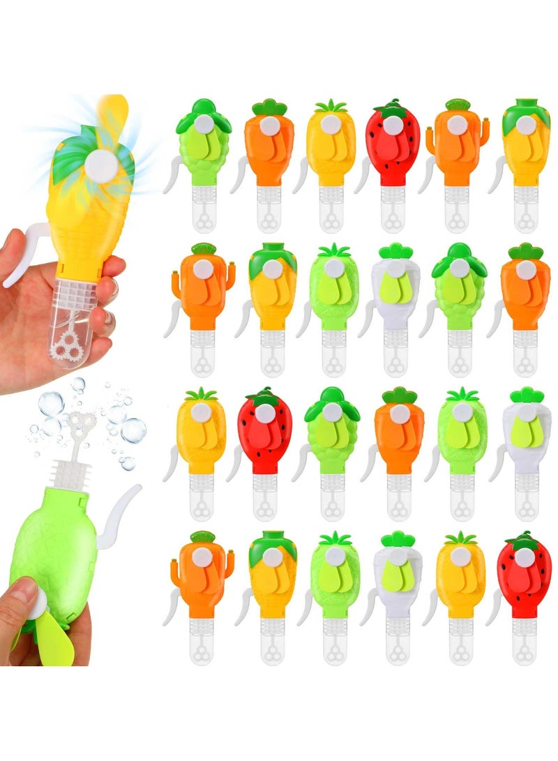 SYOSI 24 Pcs Mini Bubble Wands, Bulk Bubble Wands for Kids, Portable Mini Bubble Wands for Birthday, Wedding, Party, Carnival Prize Gifts - Image 1