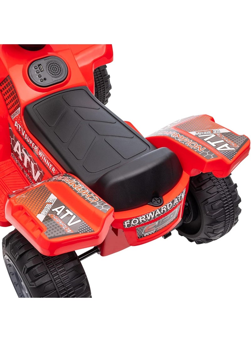 Kids Quad Bike Red 6V JC913 - Image 2