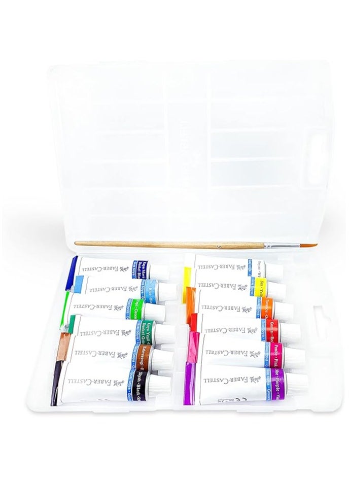 Faber-Castell 12ml Tubes of Bright and Intensive Gouache Colors (Case of 12)