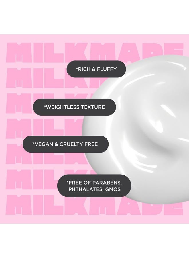 Cake Beauty كريم الجسم بزبدة الشيا لنساء ذوات البشرة الجافة، أساسي، مصنوع من الحليب، 7 أونصات سائلة - Image 4