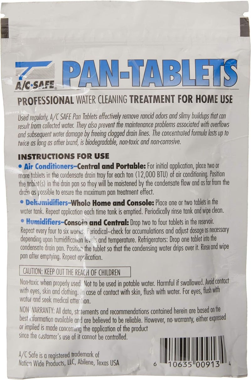 Pan Tablets - 30 Count: Cleans scum in Drain Pans and Humidifiers