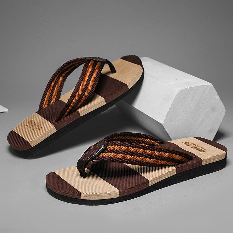 Vietnam Flip-Flops Non-Slip Wear-Resistant Summer Men'S Slippers Tide Brand Outdoor Casual Soft Bottom Flip-Flops - Image 2