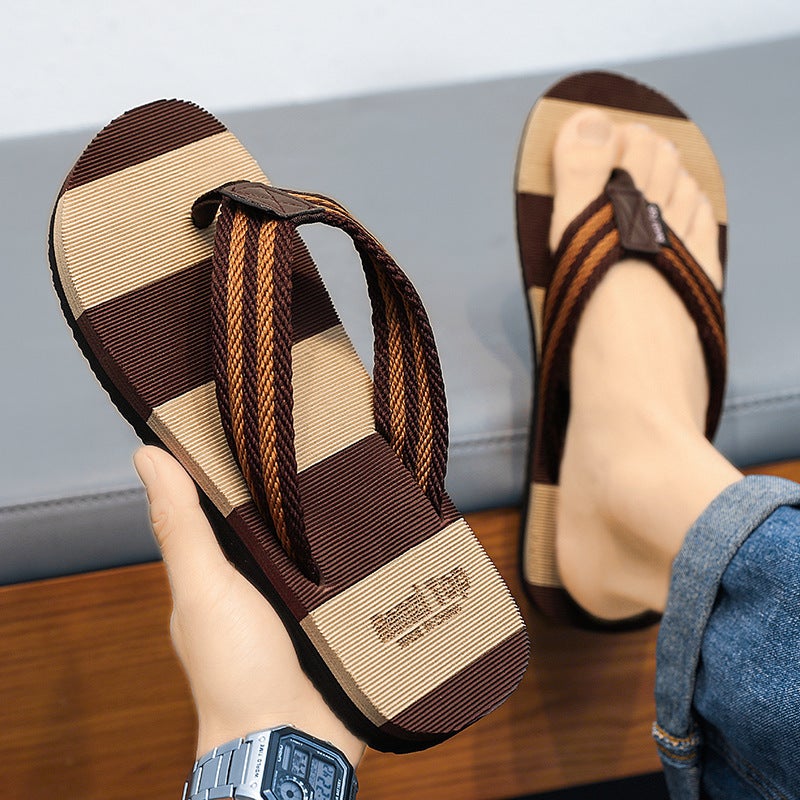 Vietnam Flip-Flops Non-Slip Wear-Resistant Summer Men'S Slippers Tide Brand Outdoor Casual Soft Bottom Flip-Flops - Image 3
