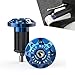 Merdege 2 PCS Motorcycle Bar End Plug Aluminum Alloy Handlebar Grip End Caps for Electric Car Scooters OffRoad Motorcycles Blue - Image 2
