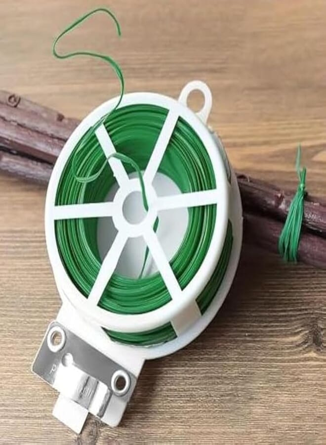 Tie Wire Wrap and Cutter - Elastic Tie - 2 Rolls Each 20m