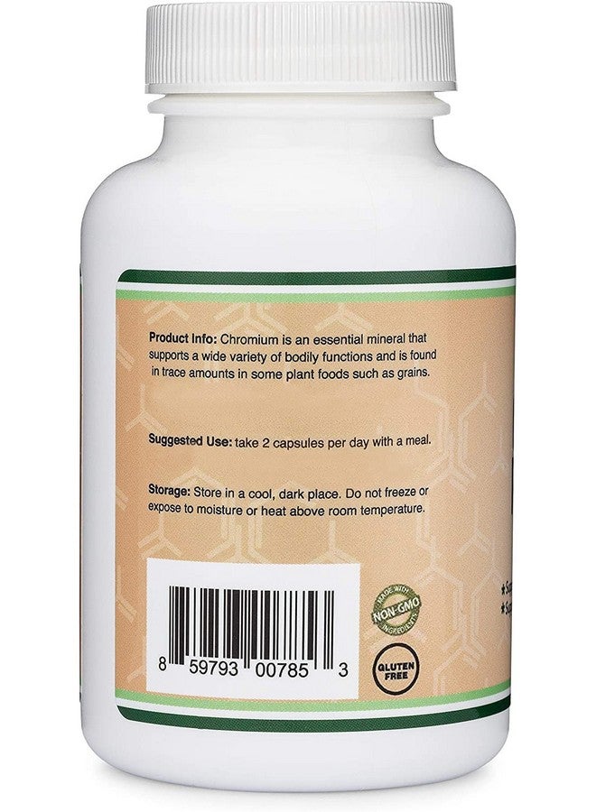 Double Wood Supplements Chromium Picolinate 1000Mcg For Healthy Weight Management (High Absorption And Bioavailability) (300 Vegan Safe Capsules Nongmo Gluten Free Manufactured In The Usa) By - Image 4