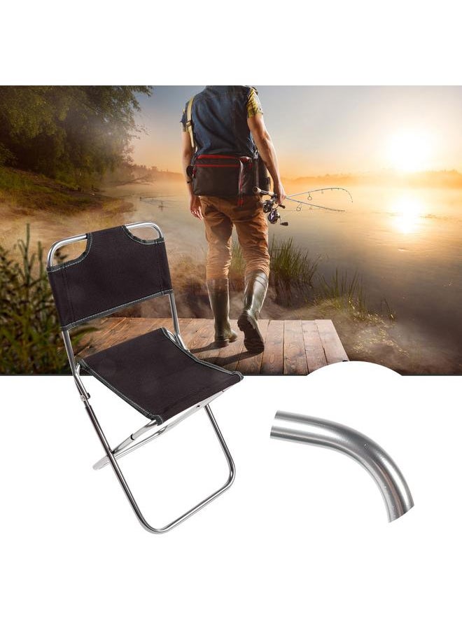 Thoraya Portable Folding Stool Aluminum Alloy Foldable Fishing Chair Outdoor Camping Seat​ (Black)  - Image 5