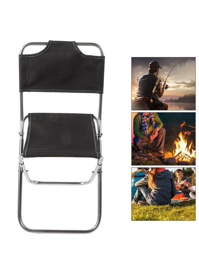 Portable Folding Stool Aluminum Alloy Foldable Fishing Chair Outdoor Camping Seat​ (Black) - pzsku/Z5300C6E7301070DE6848Z/45/_/1726482265/5781968c-8928-4166-95a1-f257df64ed38