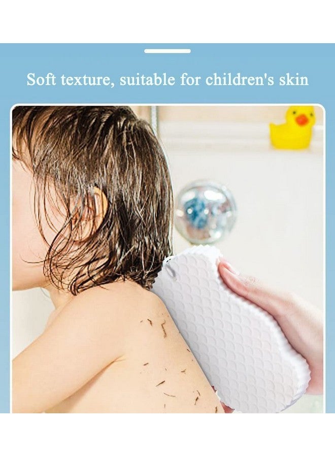 Ncry Body Scrubber Exfoliating 3D Bath Sponge - Dead Skin Sponge, Super Soft Body Shower Sponge to Spa, Reusable for Adults, Children and Pregnant Women (Multicolours) (1,2) (pack of 1) - Image 3