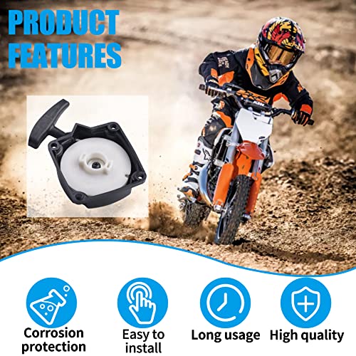 JINGKE Recoil Pull Starter with Claw Pawl Cog for 43cc 47cc 49cc 50c ATVs Pocket Dirt Bike Gas Scooters Pocket Bikes Mid-Bikes Mini-Choppers Small Quads with Claw Pawl Cog - Image 4