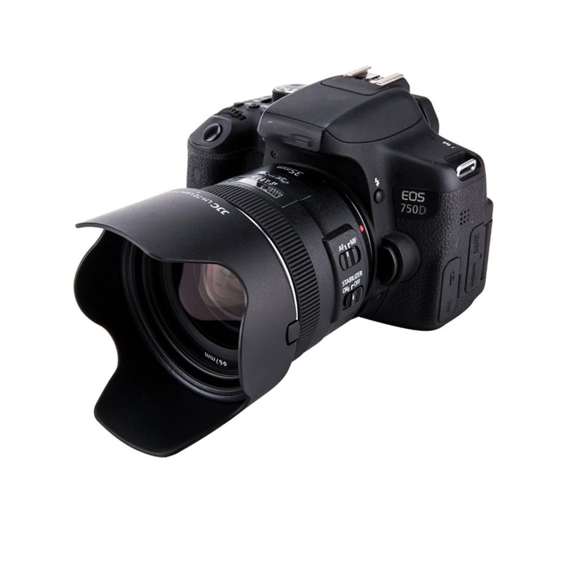 JJC Reversible Dedicated Lens Hood Shade Protector for Canon EF 35mm f/2 is USM Lens Replace Canon EW-72 Lens Hood on EOS 5D Mark IV III II 6D Mark II 7D Mark II 5Ds R 90D 80D 77D Rebel T7i T8i T7 SL3 - Image 3