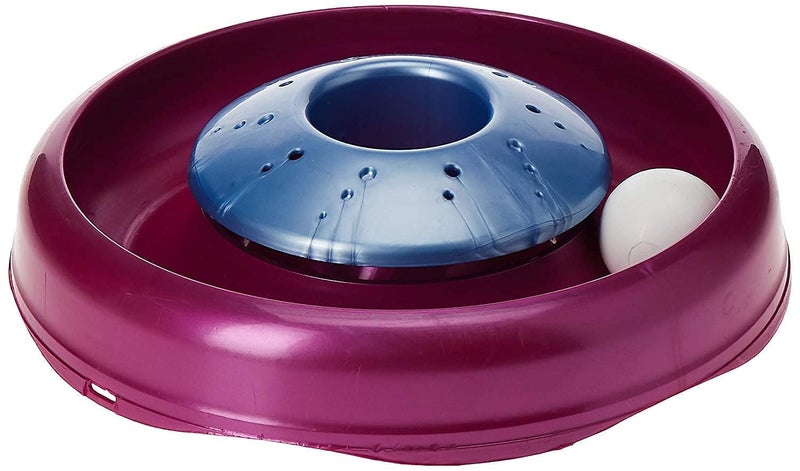 Bergan Coastal Pet Turbo Catnip Cyclone Cat Toy - Interactive Cat Toy Ball Track - for Cats and Kittens - Aqua Mulberry - 10" - Image 3