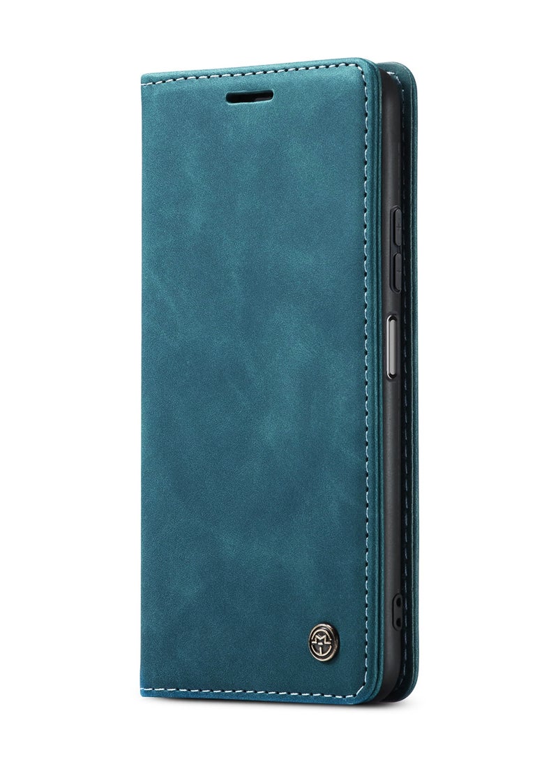 CaseMe RedMi Note 12 5G /XiaoMi Poco X5  5G Case Wallet Case Book Folding Flip Folio Case with Magnetic Kickstand Card Slots Protective Cover - Green - Image 2