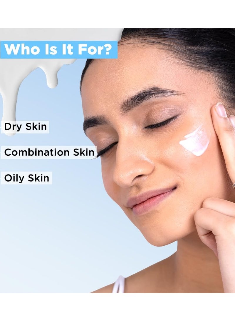 SunScoop 3% Niacinamide Fluid Sunscreen | Ultra-Light Texture | SPF 50+ PA++++| Fast Absorption, Prevents Tanning & Sunburn | 8 Hrs+ SPF Protection, for Oily Skin & No White Cast | Reduces pigmentation | All SkinTypes | 45ml - Image 5