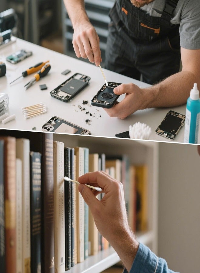 Eyxformula 1000 Count Wooden Cotton Swabs, Sustainable Bamboo Sticks & Soft Tips, Natural Organic Cotton Buds for Ear Cleaning, Makeup Removal, Craft Projects, Personal Care, Pet Care, Household Use - Image 5