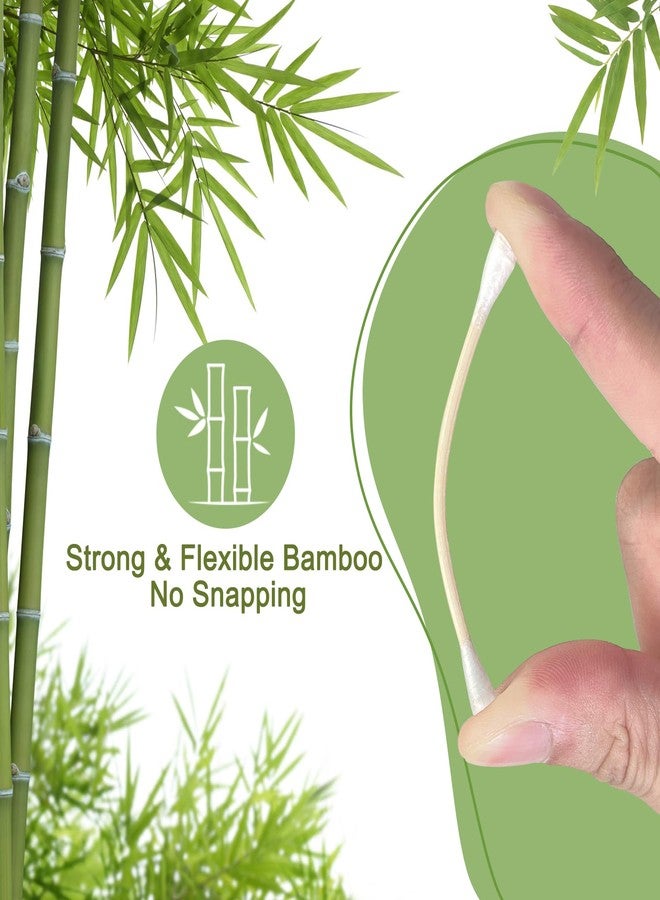 Eyxformula 1000 Count Wooden Cotton Swabs, Sustainable Bamboo Sticks & Soft Tips, Natural Organic Cotton Buds for Ear Cleaning, Makeup Removal, Craft Projects, Personal Care, Pet Care, Household Use - Image 3