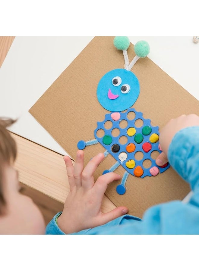 كرافت ماجيك عبوة من 5 ورقات كرتون مموج بني مقاس A3 بسماكة 3 ملم | ألواح بنية مزدوجة للعبوات، البريد، دعم الصور، الحرف اليدوية والمشاريع الفنية - Image 2