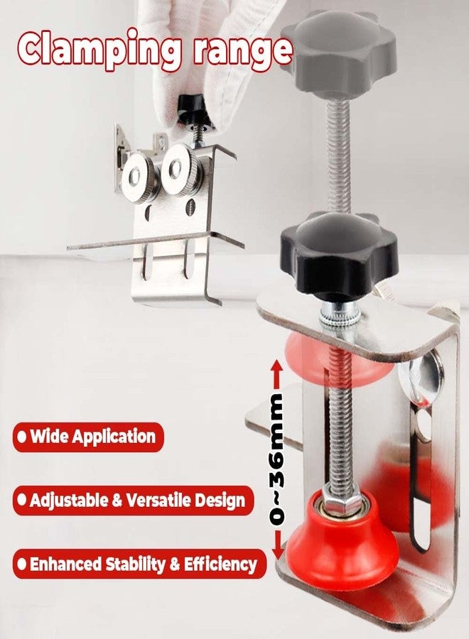 ياكاموز - أداة تثبيت باب الخزانة القابلة للتعديل - أداة تثبيت باب الخزانة المصنوعة من الفولاذ المقاوم للصدأ - Image 3