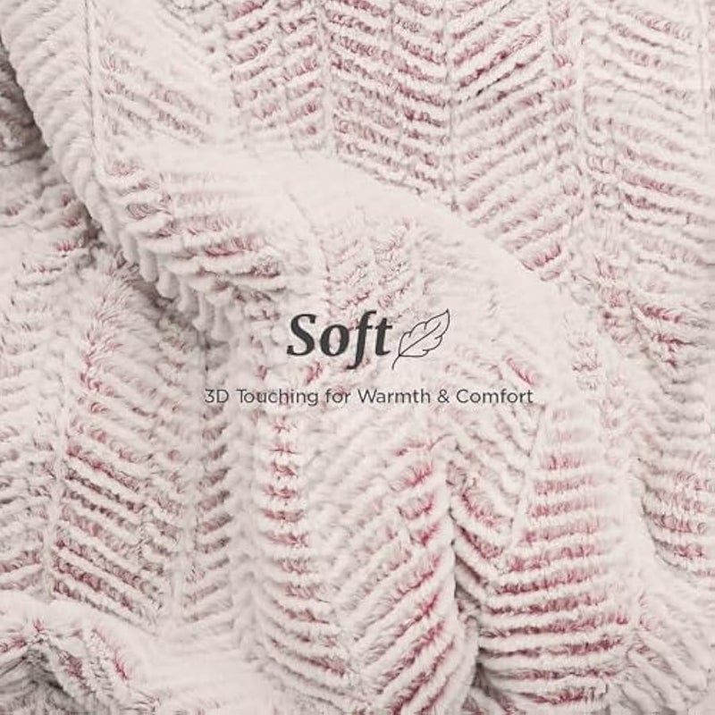 Loquat Heated Blanket Electric Blanket 50 x 60 - Cozy Soft Heated Throw with 5 Heating Levels & 3 Hours Auto Off,Machine Washable,ETL & FCC Certification,Over-Heat Protect(Frosty Pink) - Image 4