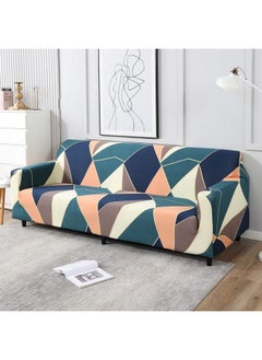 HOKIPO Elastic Stretchable Universal Sofa Cover 4 Seater (AR-4096-D14-Green Peach Abstarct) - pzsku/Z53016CF6B12FCCFB8C5DZ/45/_/1737720812/e03fa7d0-cb2a-49b4-8dfc-1b3c66abe584