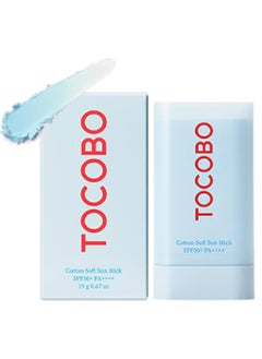 Tocobo Cotton Soft Sun Stick SPF50+ PA++ – Lightweight Sunscreen Stick for Face – Hydrating Formula, Non-Greasy, No White Cast – Ideal for Everyday Use  - Image 1