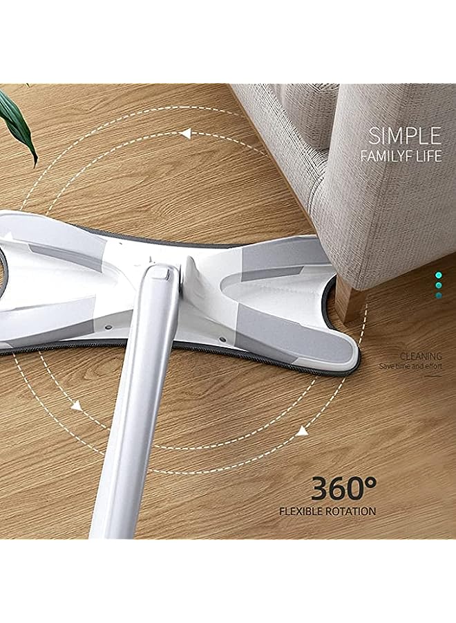 Alissa ممسحة مبللة وجافة مبتكرة لغسل اليدين ممسحة مسطحة للأرضيات أداة تنظيف الأرضيات للمنزل والمكتب - Image 3