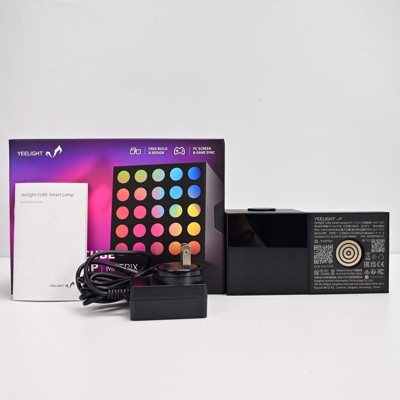 Yeelight RGB Ambient Light Cube 3D Smart Gaming Desktop Decor with Music Sync - Image 1