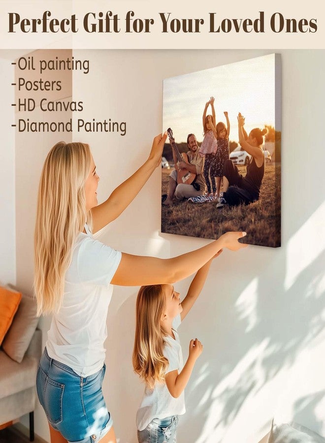 Prixas Print إطار قماش مطبوع من بريكساس، مقاس 20 × 30 بوصة، طقم خشبي مع ملحقات للرسم الزيتي ولوحات الحائط. - Image 4