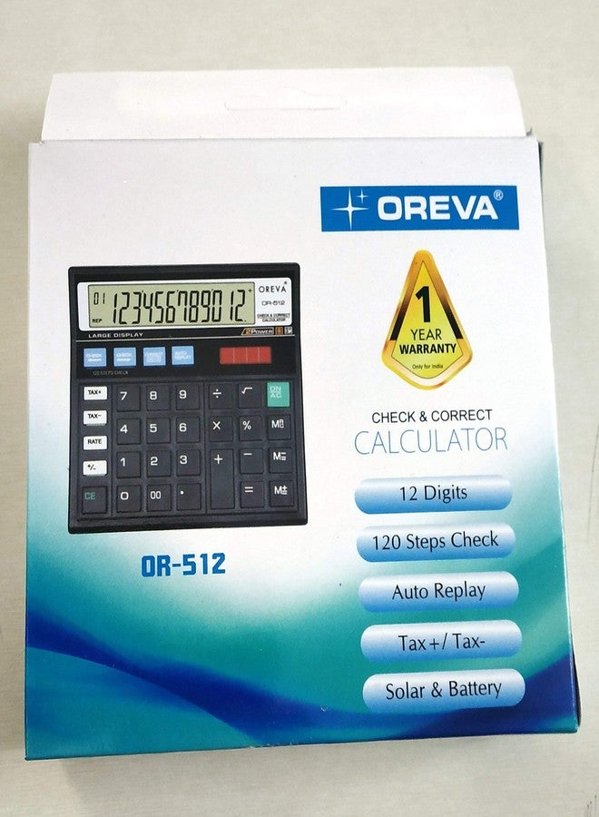 Oreva OR-512 Check & Correct GST Calculator (Black) - Image 3