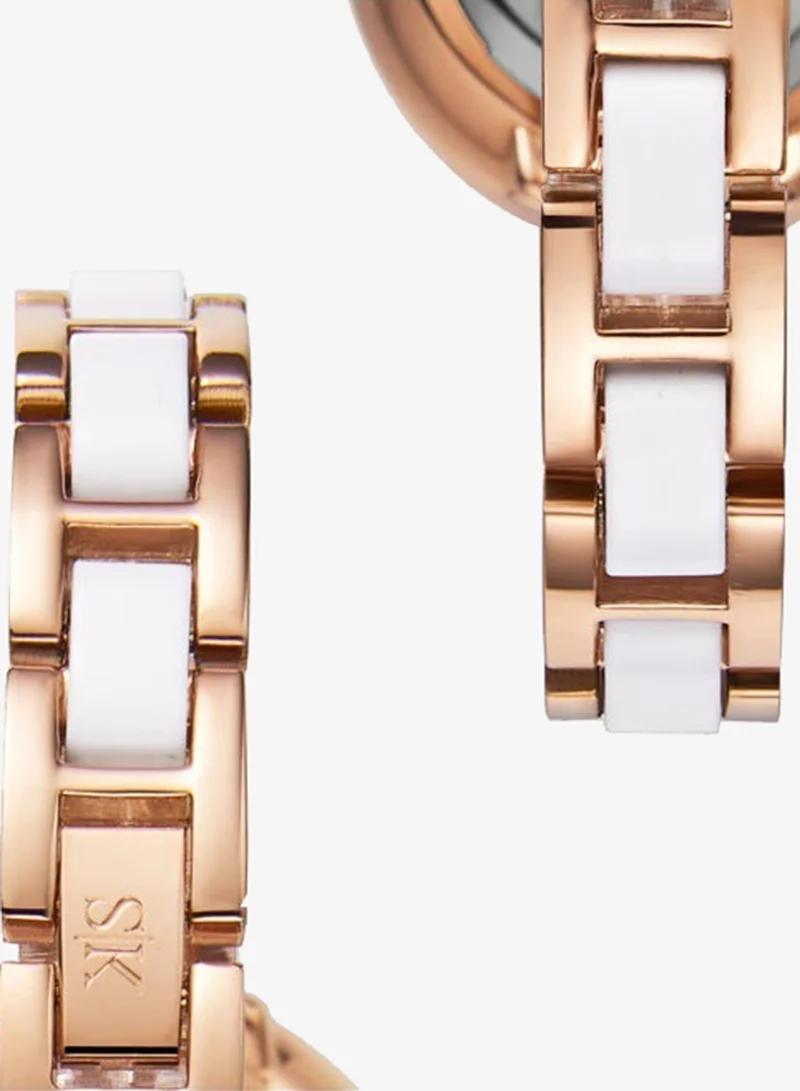 Kenneth Scott  Women's Alloy+Plastic Analog Watch K22521-KCWW - 30 mm for Women | Best Price UAE